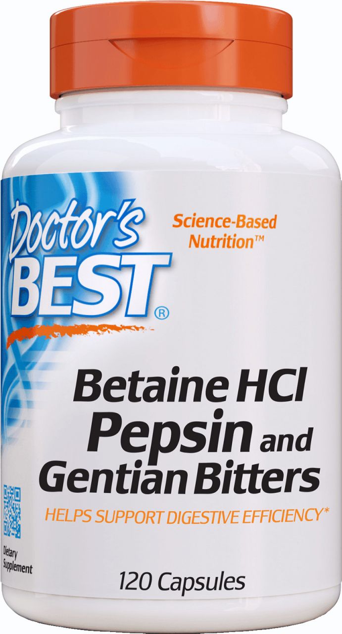 Betain-hidroklorid fogyás, Betain hidroklorid, pepszinnel és sárga tárniccsal 120db